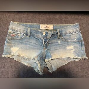 Hollister Denim Shorts- Size 3 Lowrise